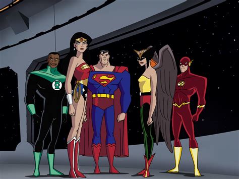 animated justice league characters